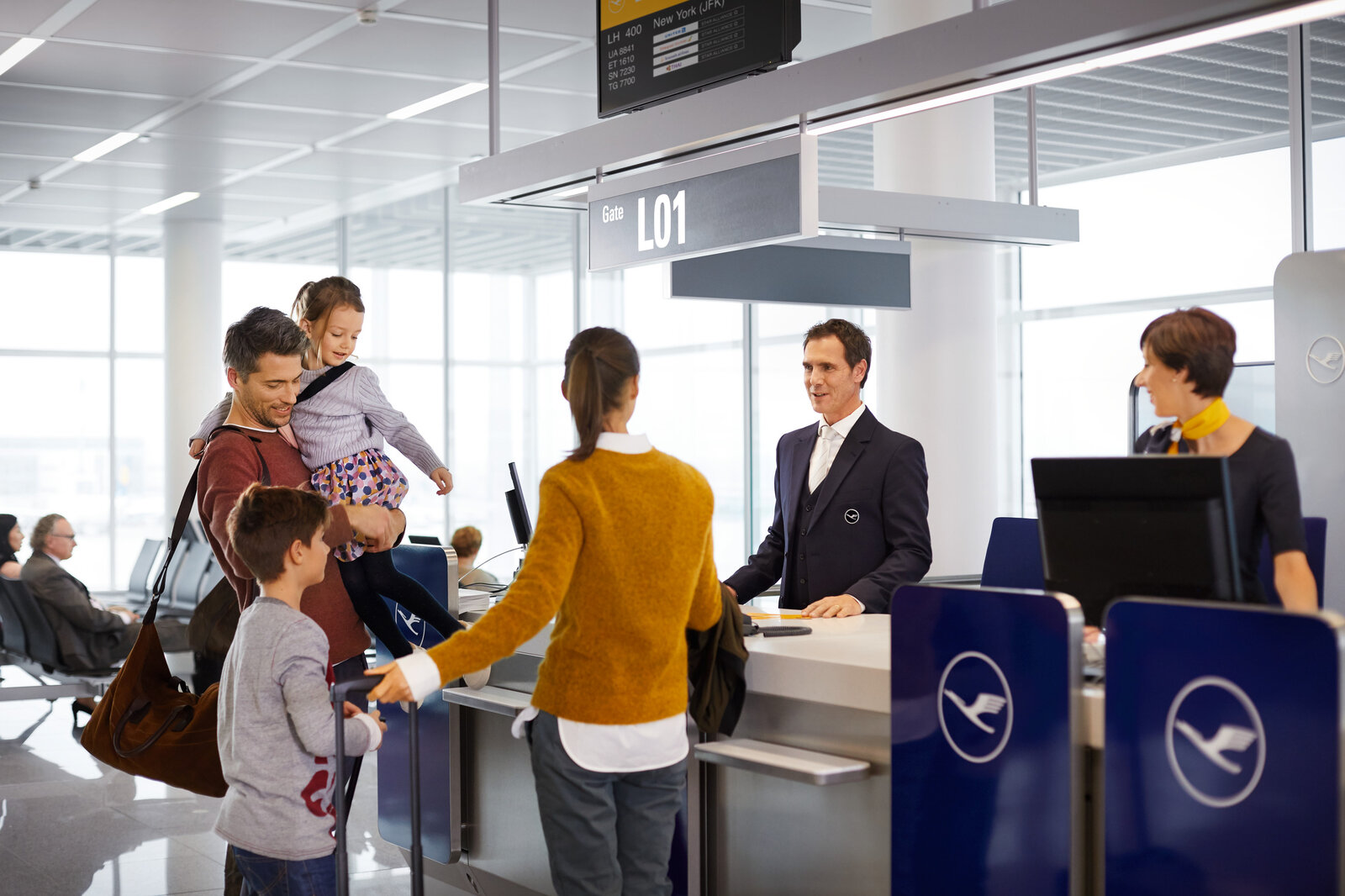 Lufthansa check-in gate